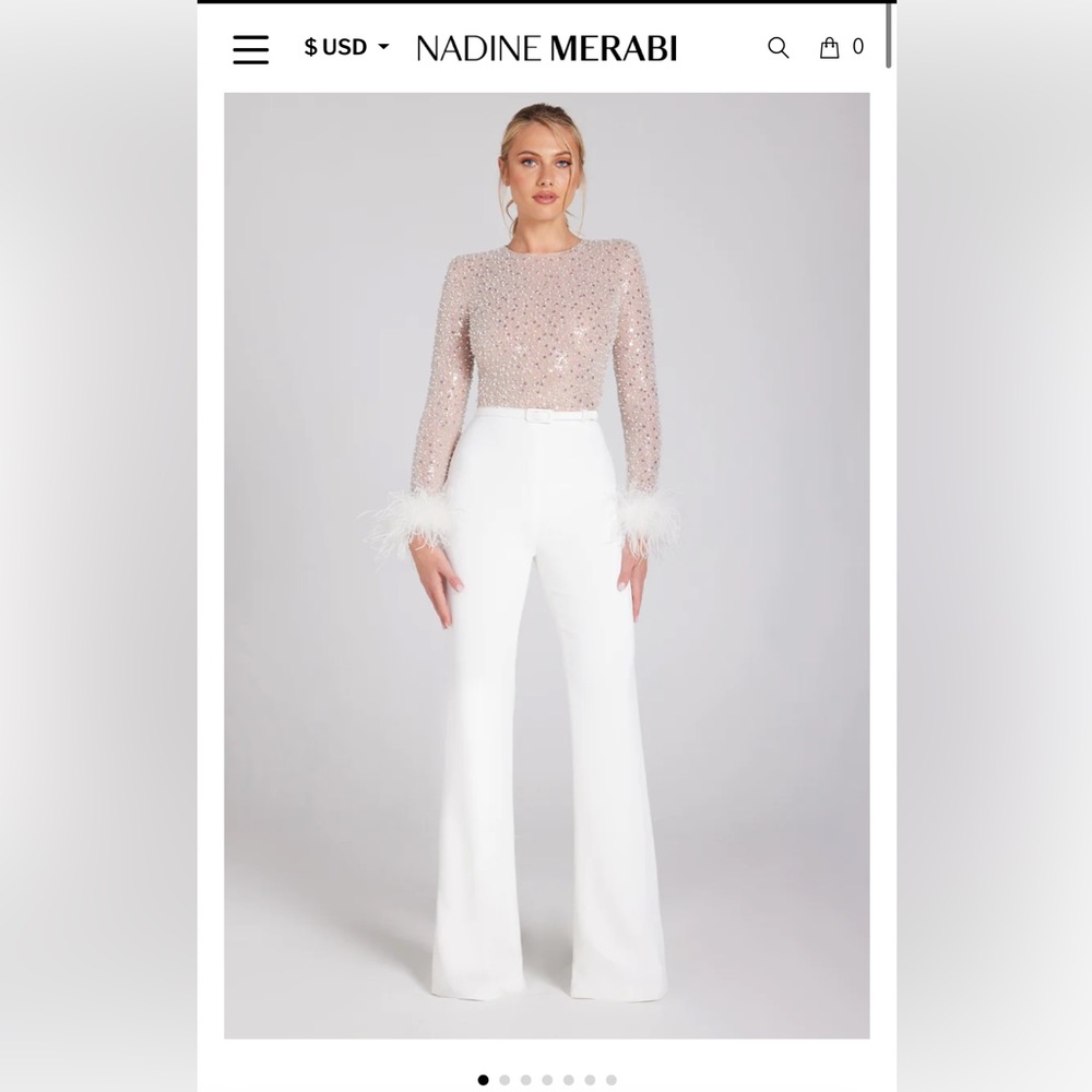 NADINE MERABI stunning Amelia Jumpsuit brand new with tags